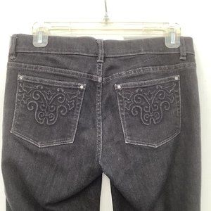 White House Black Market Black Denim Jeans - Size 2R - Like New